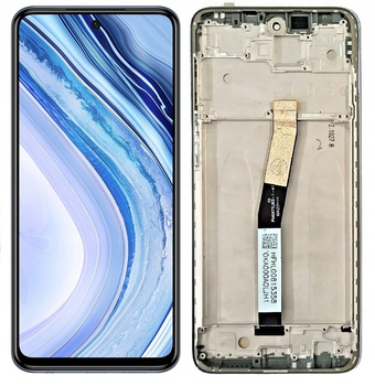 Wyświetlacz do Xiaomi Note 9 Pro Ekran LCD Ramka Srebrna M2003J6B2G