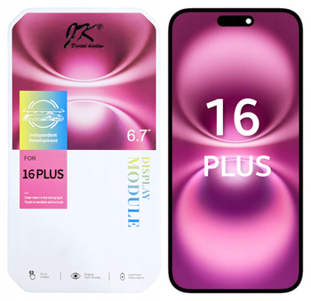 Wyświetlacz do iPhone 16 Plus JK Incell LCD A3290 A3082 True Tone Chip IC