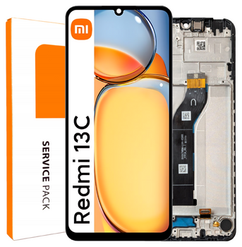 Wyświetlacz do Xiaomi Redmi 13C 4G Ekran LCD Ramka Oryginał Zila 23124RN87G