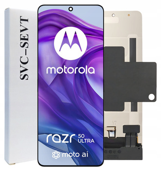 Wyświetlacz do Motorola Razr 50 Ultra Wewnętrzny Ekran LCD Oryginał Zila