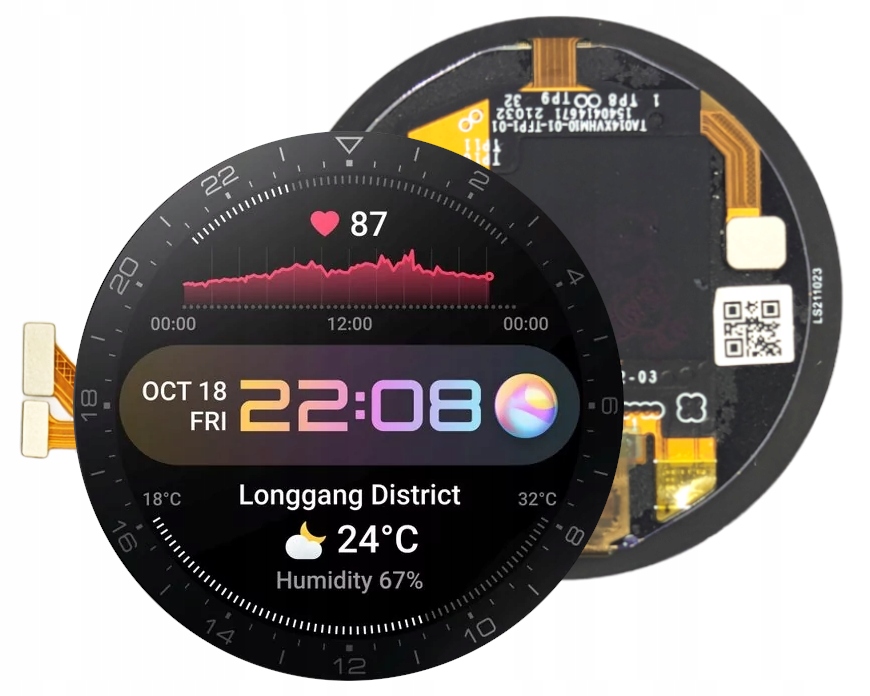 ORYGINAŁ WYŚWIETLACZ EKRAN LCD DOTYK DO HUAWEI WATCH 3 PRO 46MM