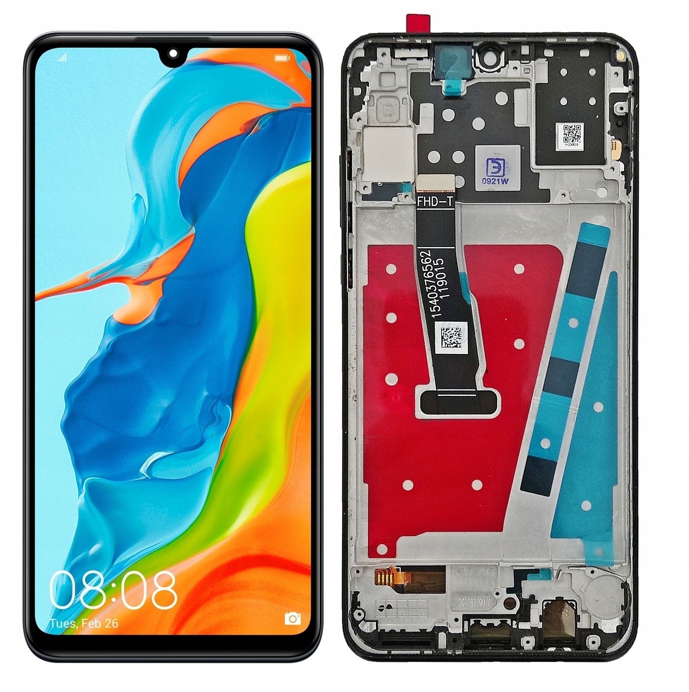 WYŚWIETLACZ EKRAN LCD DO HUAWEI P30 LITE RAMKA CZARNA