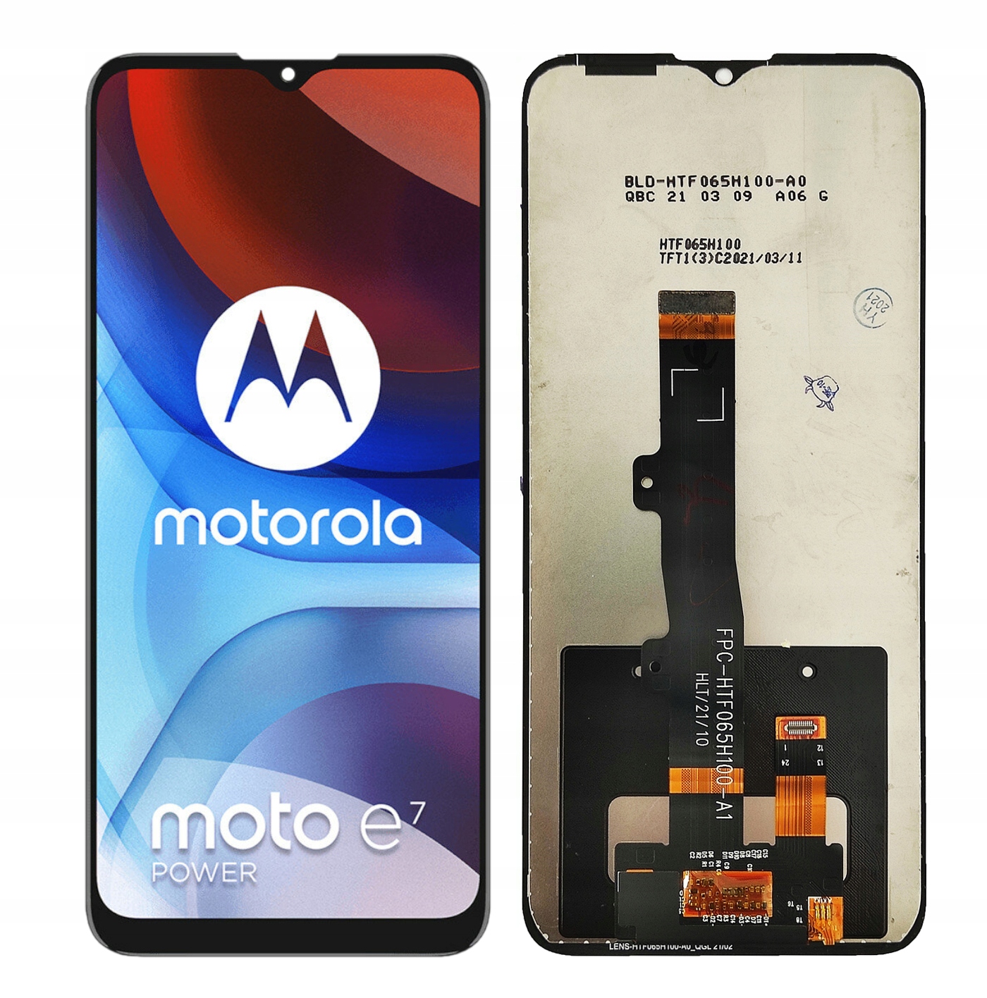 WYŚWIETLACZ EKRAN LCD DO MOTOROLA E7 POWER