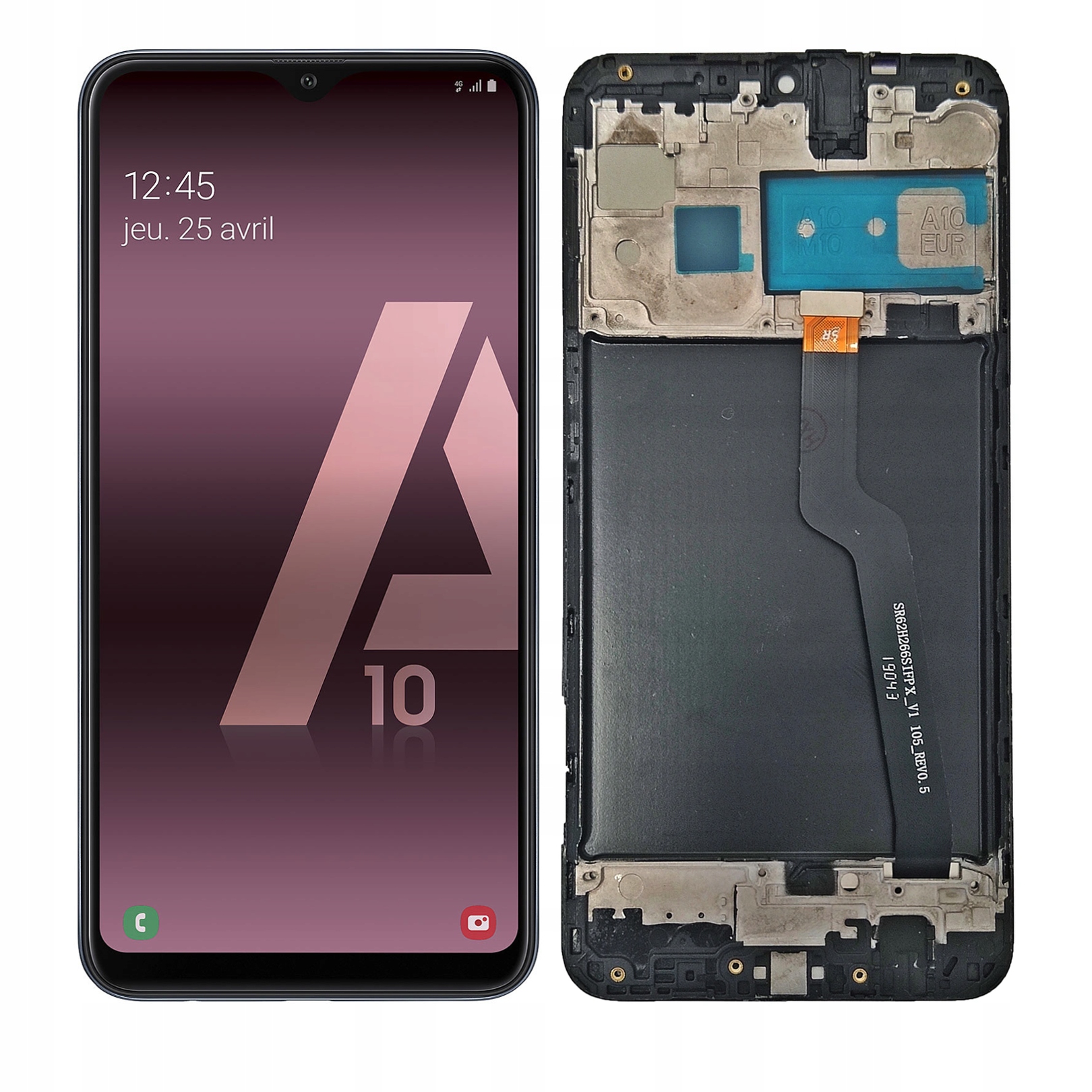 WYŚWIETLACZ EKRAN LCD DO SAMSUNG A10 DUAL SIM RAMKA