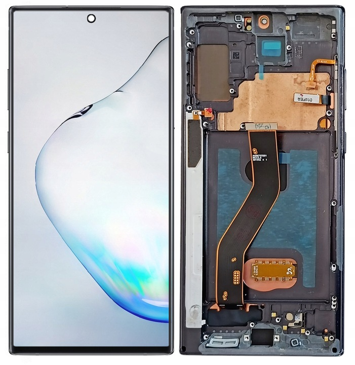 WYŚWIETLACZ EKRAN LCD DO SAMSUNG NOTE 10 PLUS OLED RAMKA CZARNA