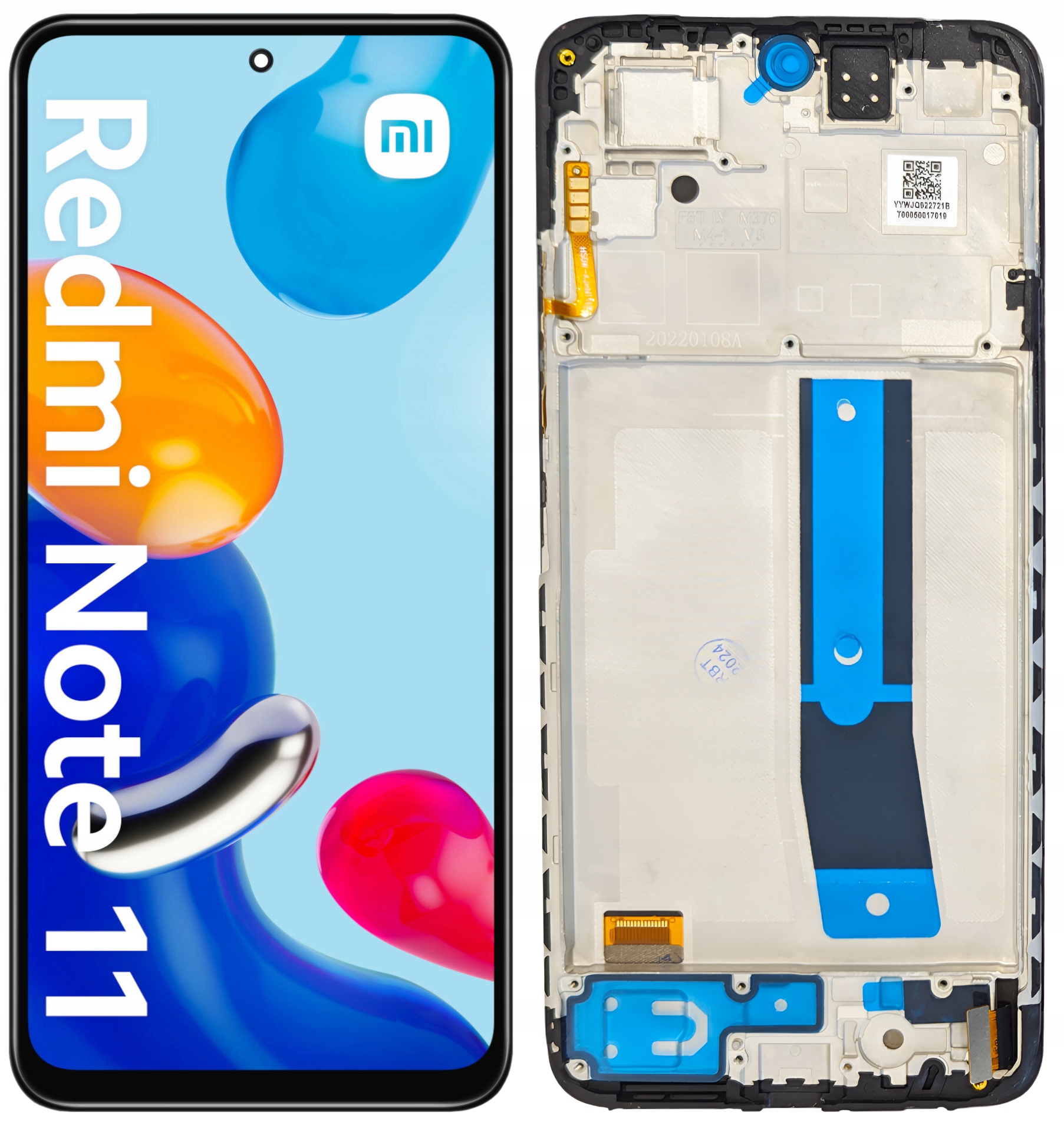 WYŚWIETLACZ EKRAN LCD DO XIAOMI REDMI NOTE 11 OLED RAMKA