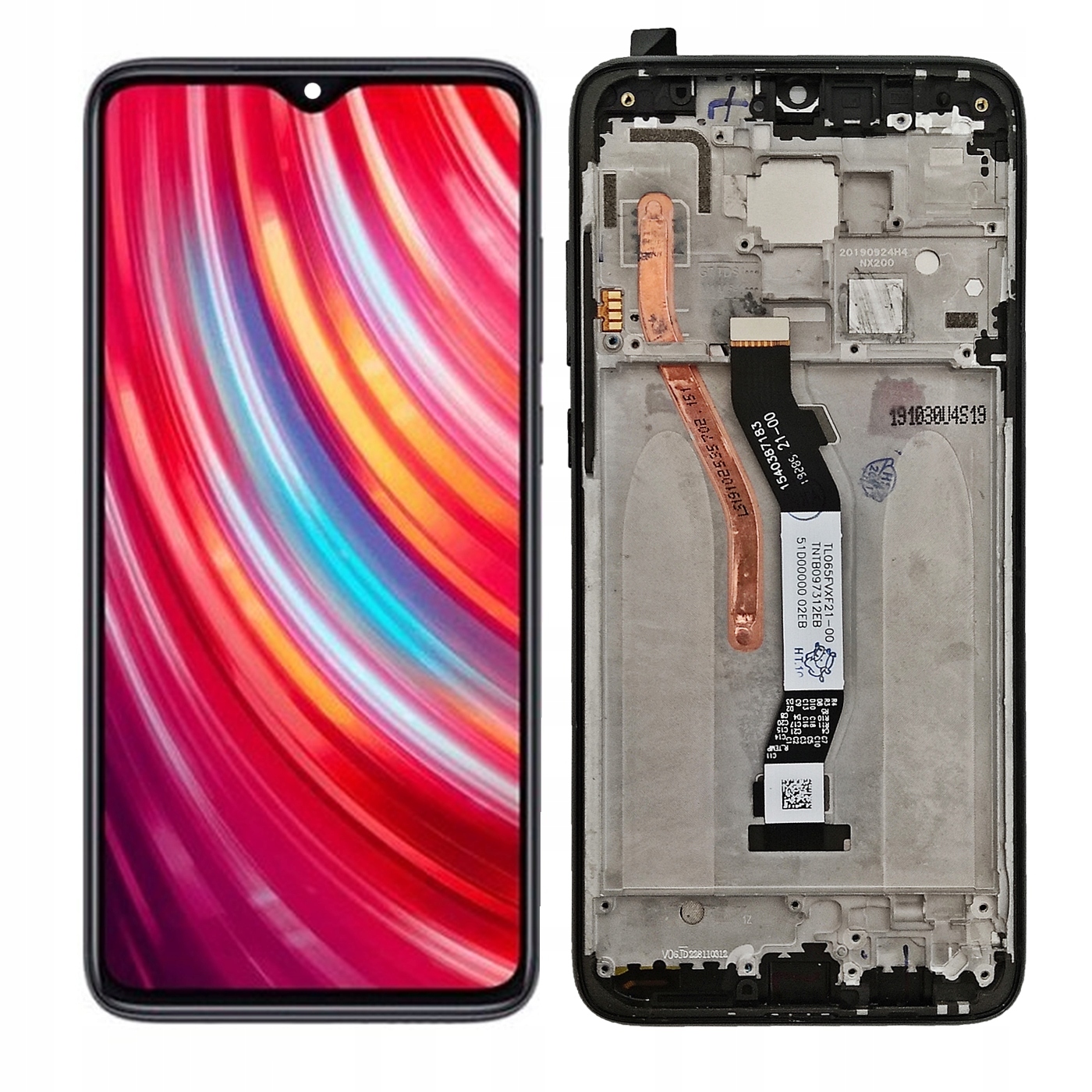 WYŚWIETLACZ EKRAN LCD DO XIAOMI REDMI NOTE 8 PRO RAMKA