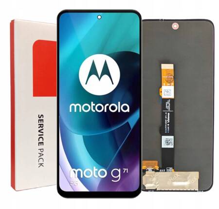 ORYGINAŁ WYŚWIETLACZ EKRAN LCD DO MOTOROLA MOTO G71 5G XT2169-1