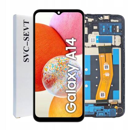 ORYGINAŁ WYŚWIETLACZ EKRAN LCD DO SAMSUNG GALAXY A14 4G RAMKA SM-A145P